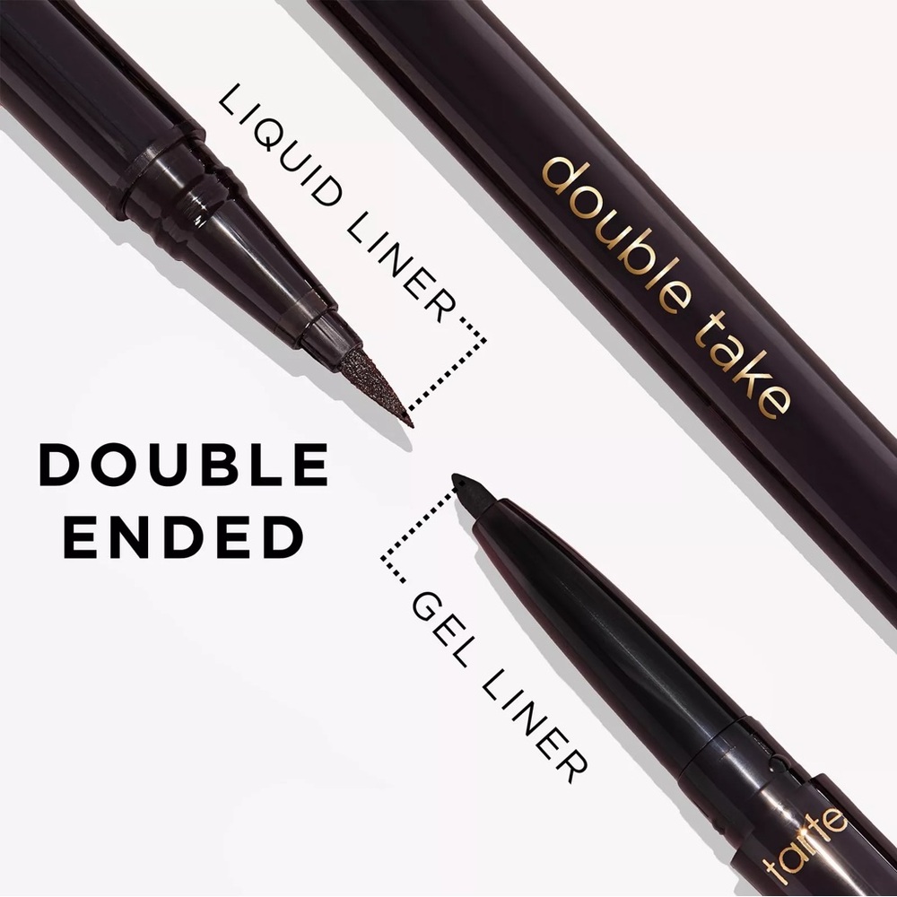 NEW Tarte Double Take Eyeliner Gel & Liquid Black